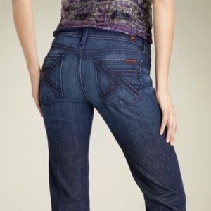 7 for all man kind jeans, size 27